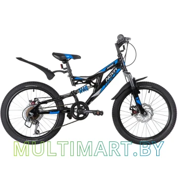 Детский велосипед Novatrack Shark 20SS6D.SHARK.BK20 (черный, 2020)